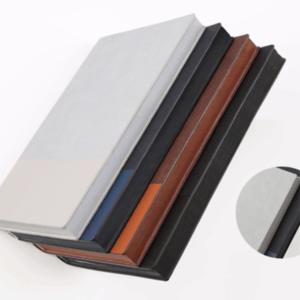 AGENDA – Classy Soft PU Notebook with 120 Sheets in Unique Corrugated Design