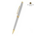Cross Coventry Polished Chrome with Gold Tone Appointments Ballpoint Pen (Blue Ink) 1 WICR 5304 Cross Coventry Polished Chrome with Gold Tone Appointments Ballpoint Pen Blue Ink