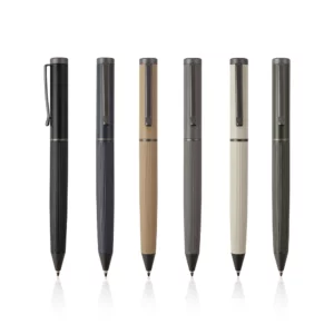AGENDA PEN PLUS – Premium Stainless Steel & Copper Metal Pen with Smooth Blue Premec Ink