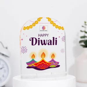 Personalized Happy Diwali Acrylic Table Top