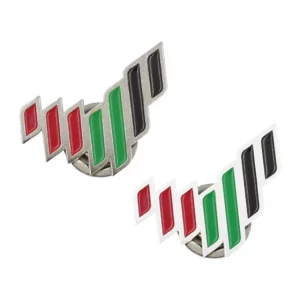 UAE National Brand Metal Badges Silver – collectible