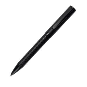 Black Metal Pens with Spiral Design Barrel, Excellent Executive Gifts