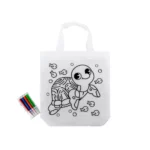 Mini Non woven Bags with 4 Colors Marker GFK 18 Blank