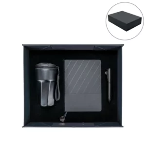 Premium Corporate Gift Sets in Black Magnetic Closure Gift Box