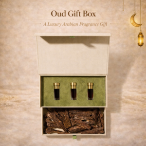 Ramadan Corporate Gift – Arabian Oud Attar Set luxury fragrance corporate gift box